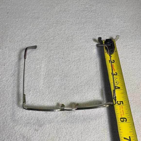 Lenton & Rusby LR5019 001 Black Eyeglasses Silver Square Full Rim 52-16 140 - Picture 11 of 11